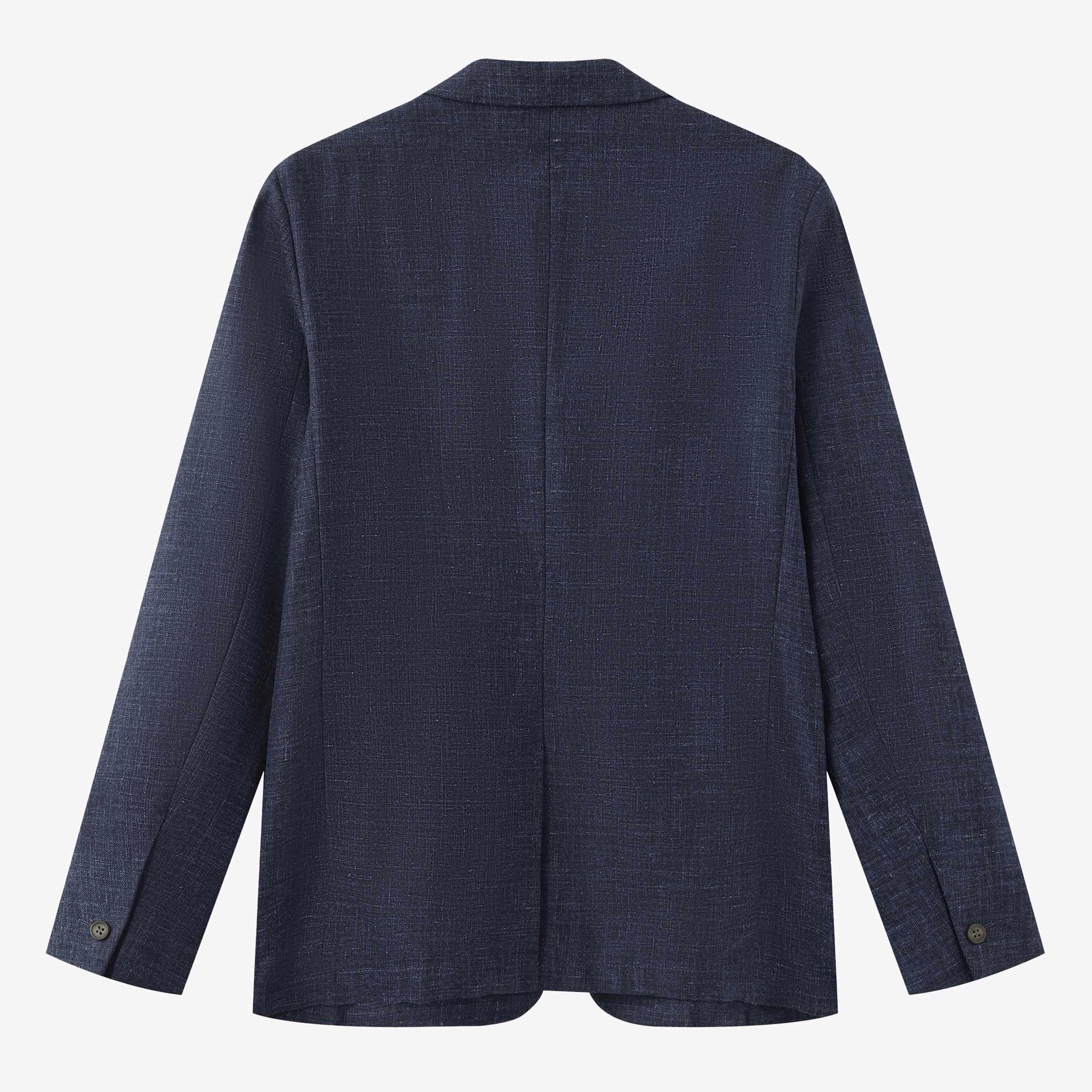 Blazer Simoncini en laine bleu - Image 3