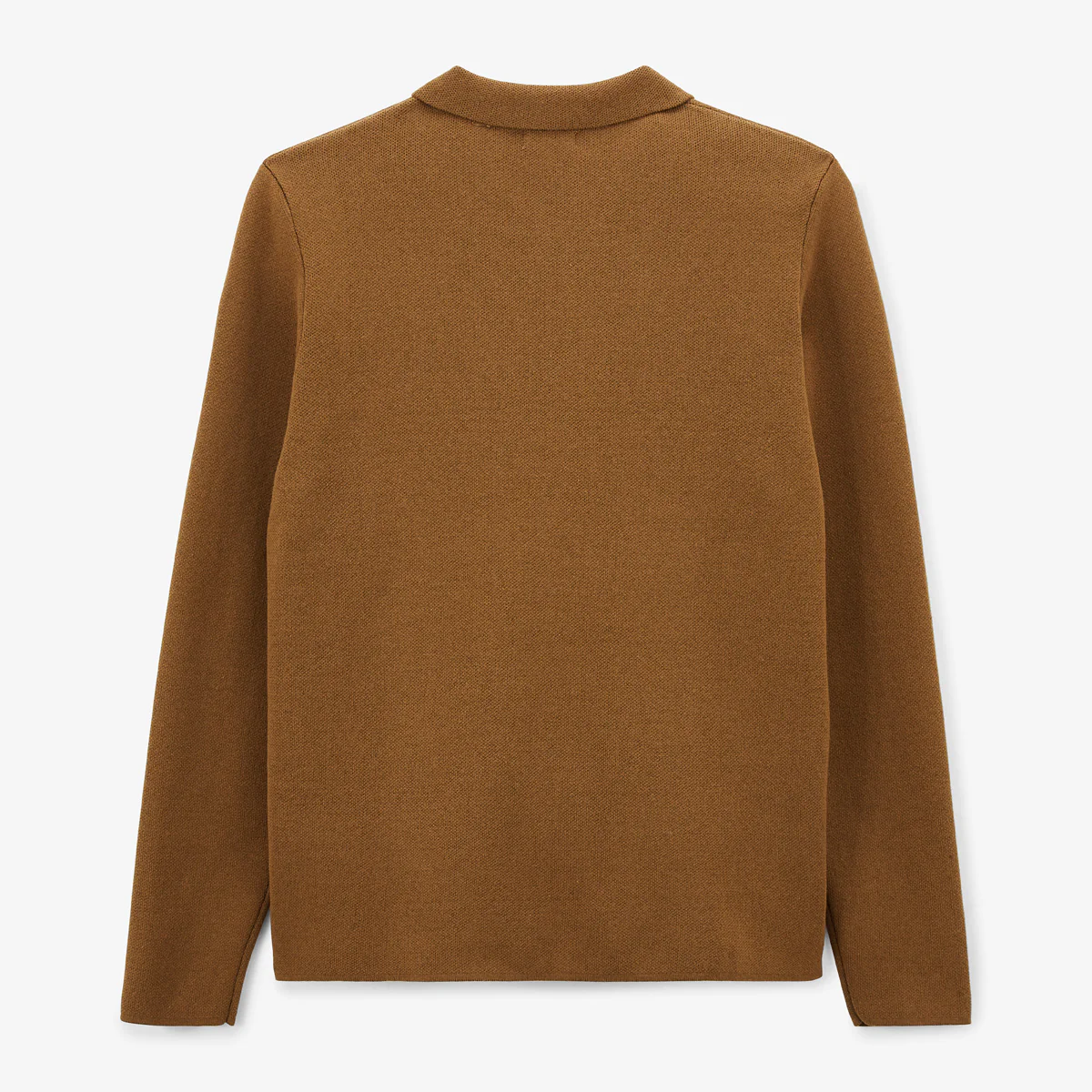 Cardigan col polo marron noisette Messi - Image 3