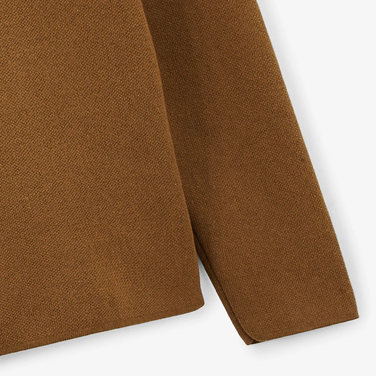 Cardigan col polo marron noisette Messi - Image 5