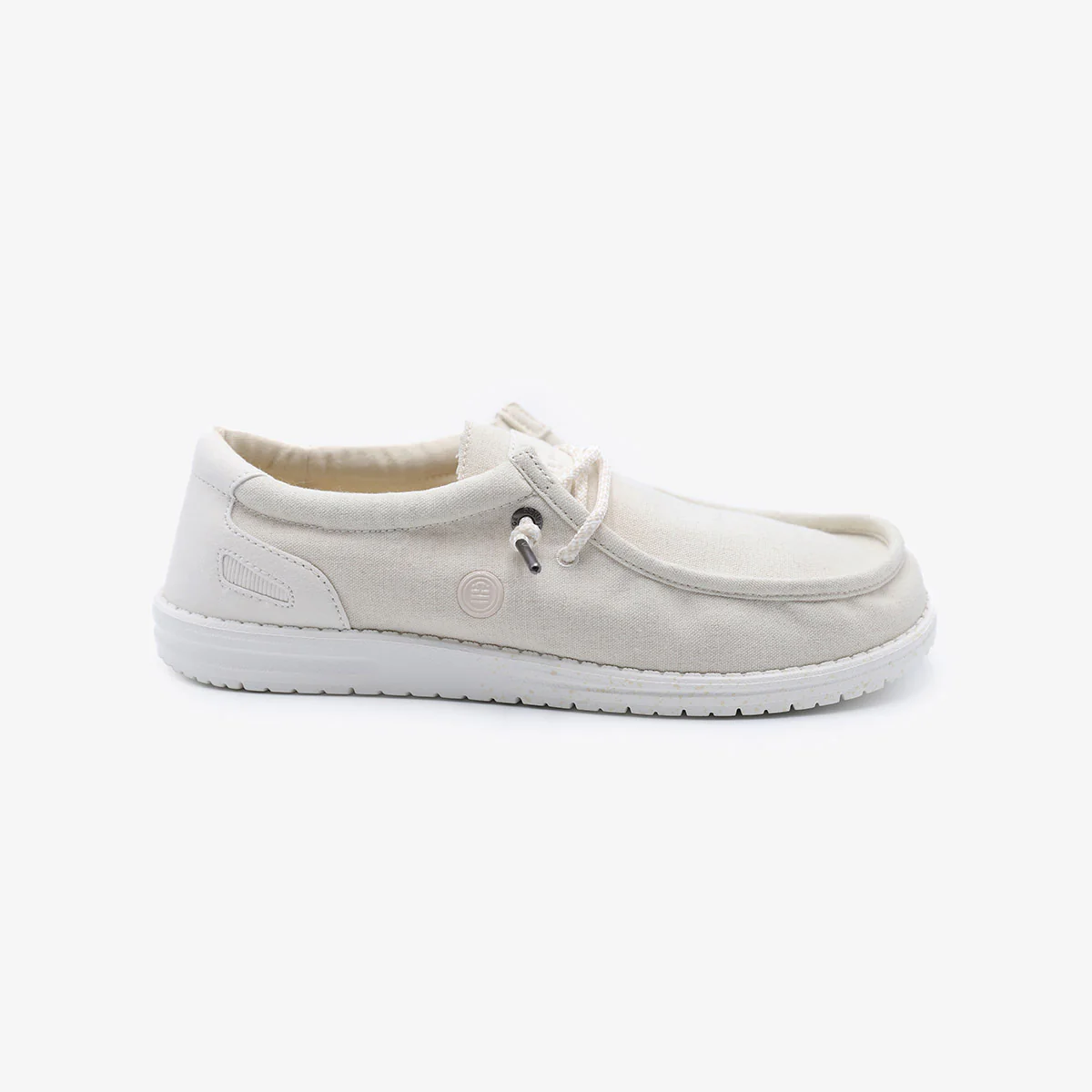 Chaussures bateau Saint-Jean écru - Image 3