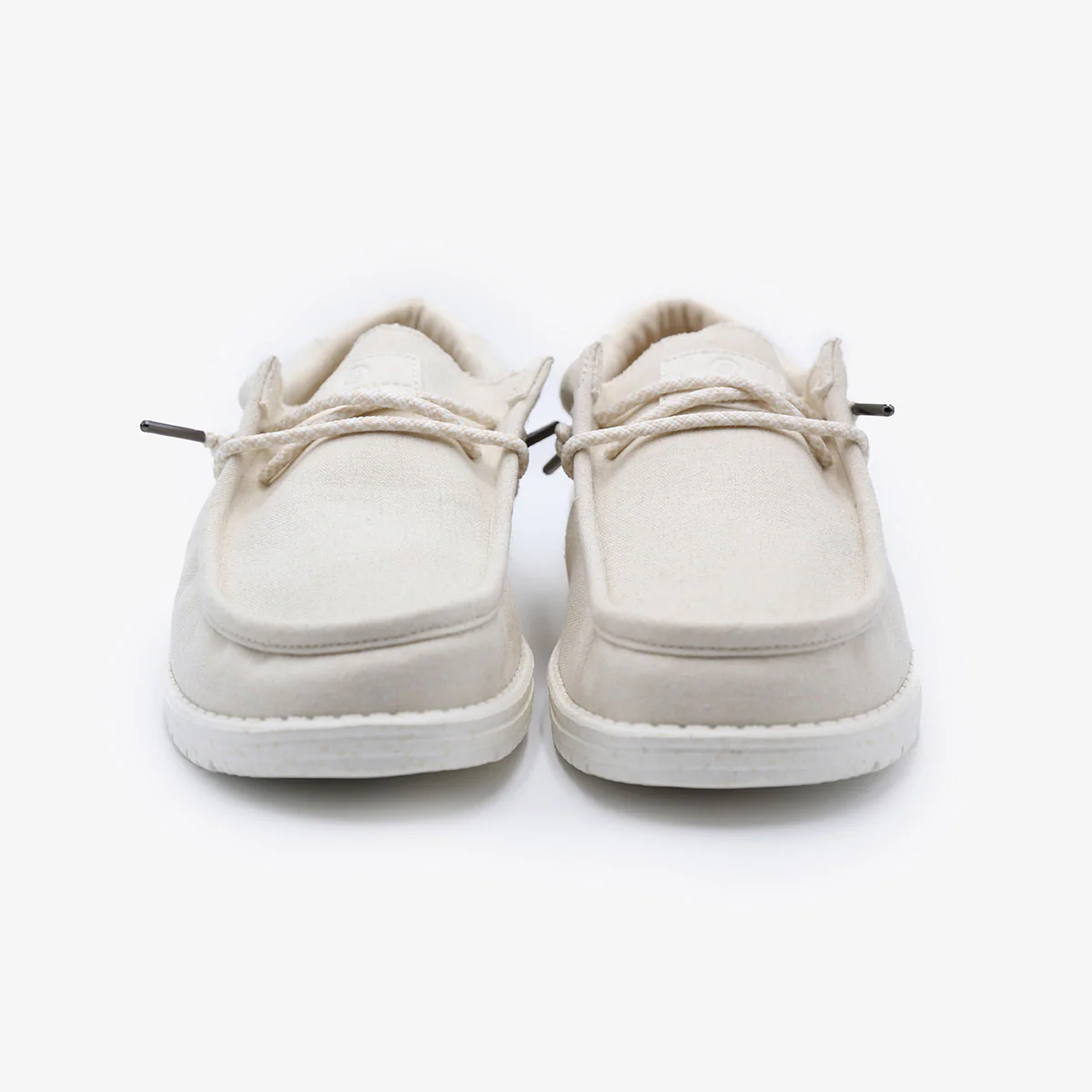 Chaussures bateau Saint-Jean écru - Image 4