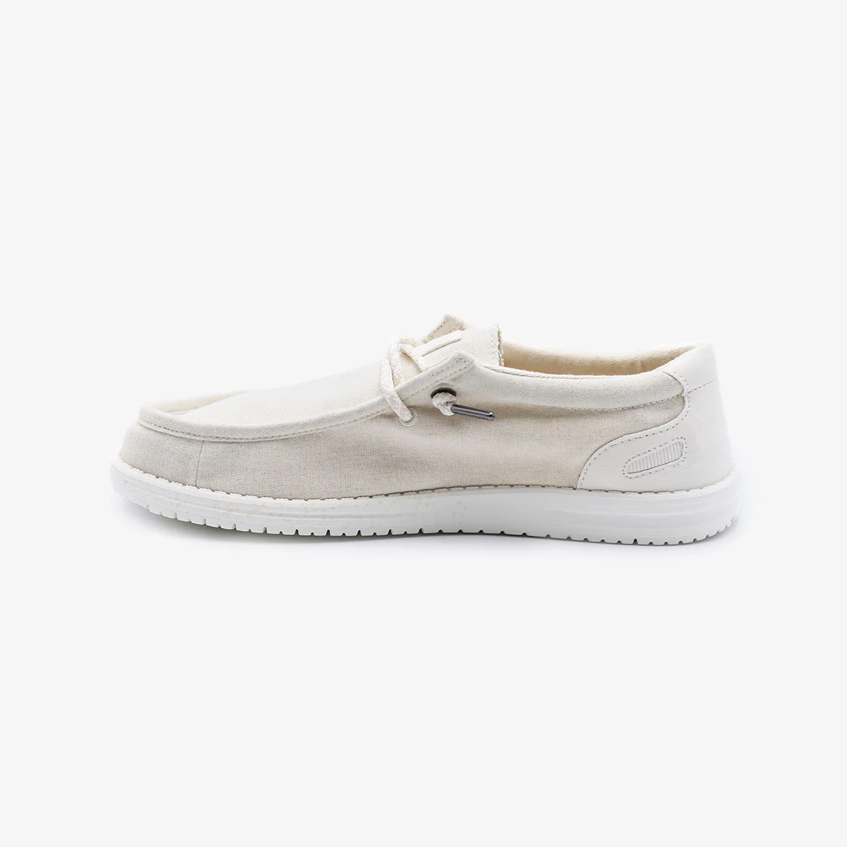 Chaussures bateau Saint-Jean écru - Image 5