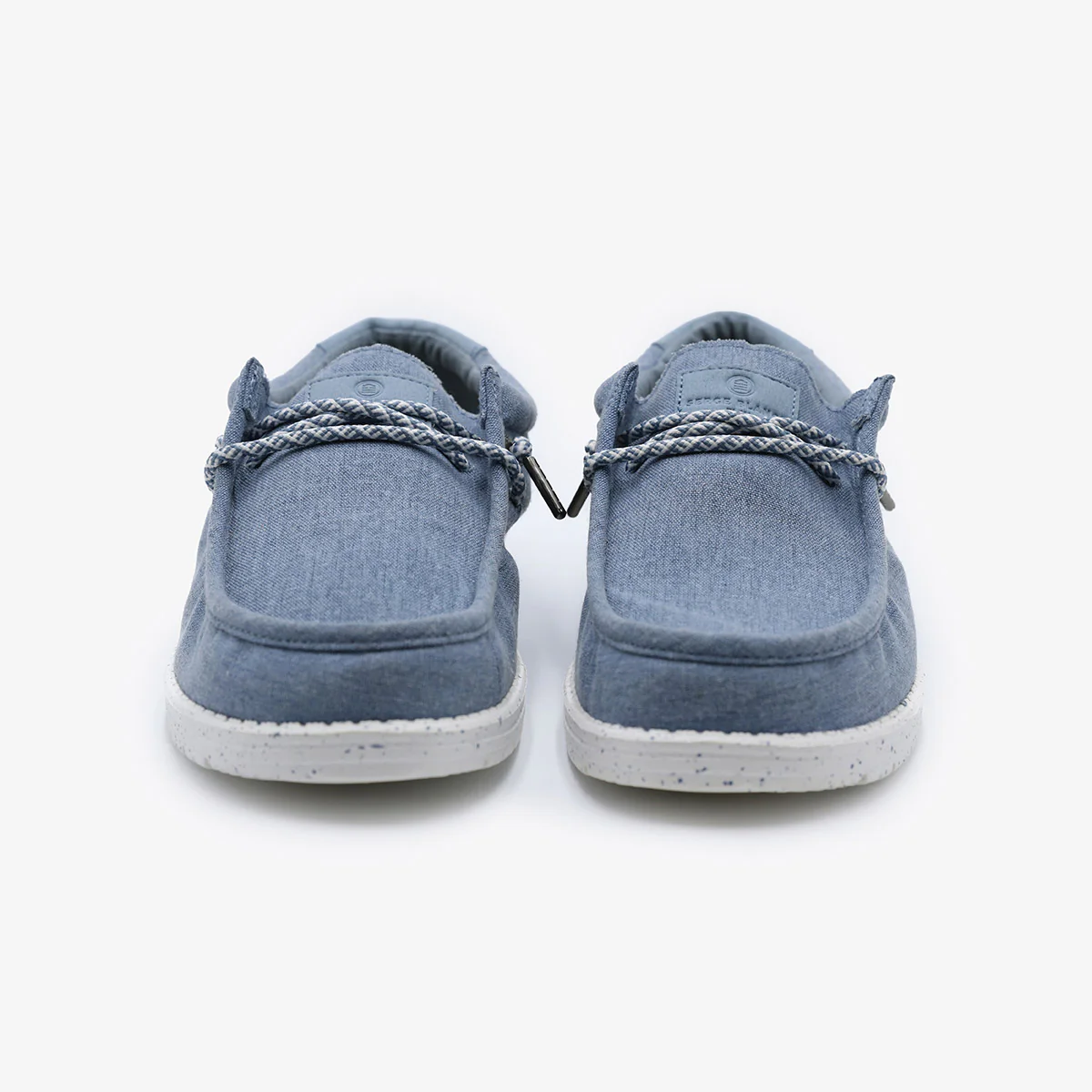 Chaussures bateau Saint-Jean bleu denim - Image 4