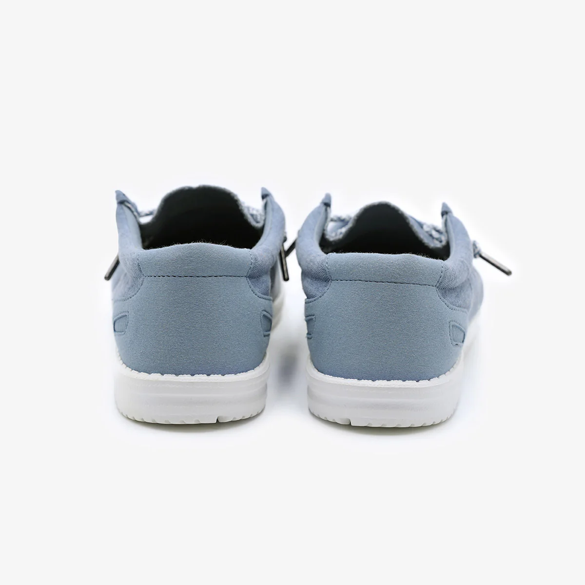 Chaussures bateau Saint-Jean bleu denim - Image 6