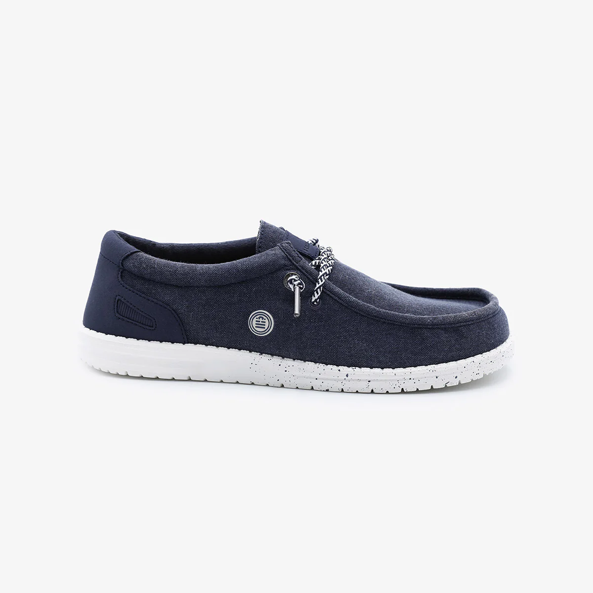 Chaussures bateau Saint-Jean bleu marine - Image 3