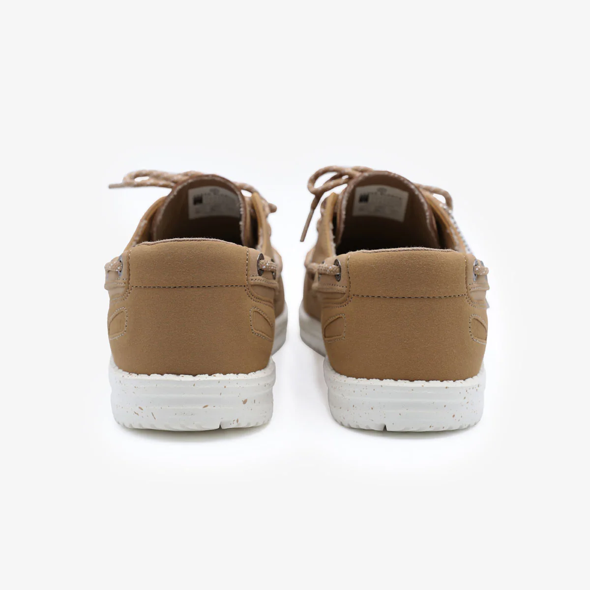 Chaussures bateau Socoa beige mastic en nubuck - Image 6