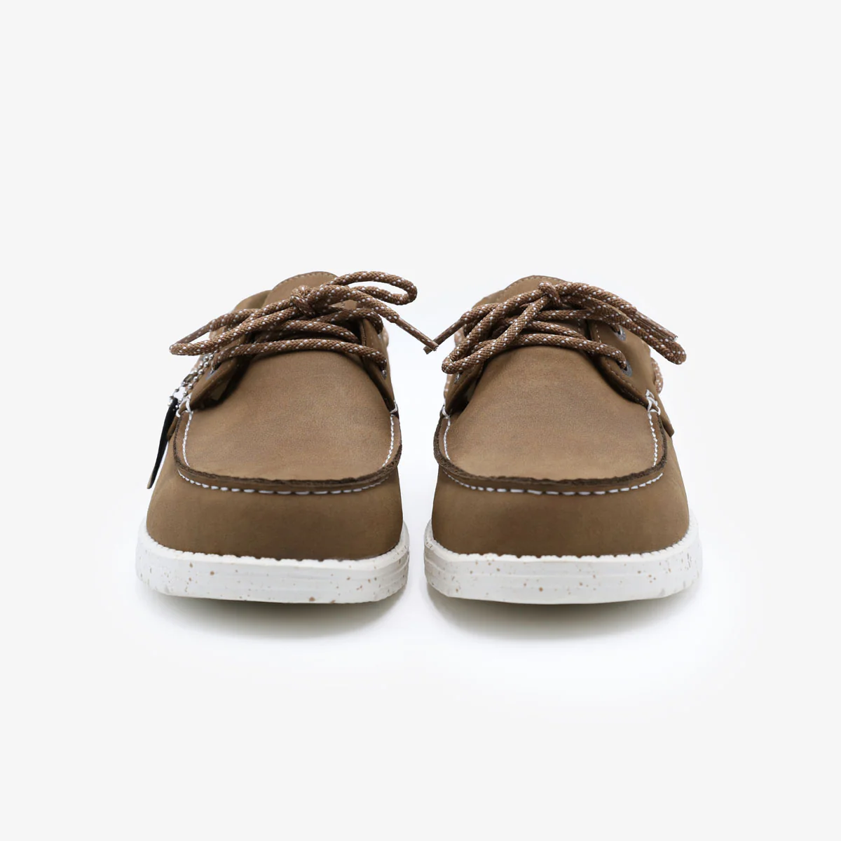Chaussures bateau Socoa taupe en nubuck - Image 4