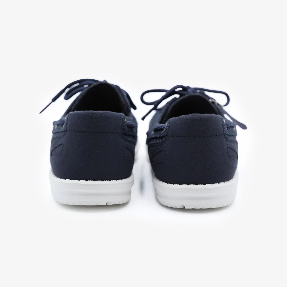 Chaussures bateau Socoa en maille stretch bleu marine - Image 6