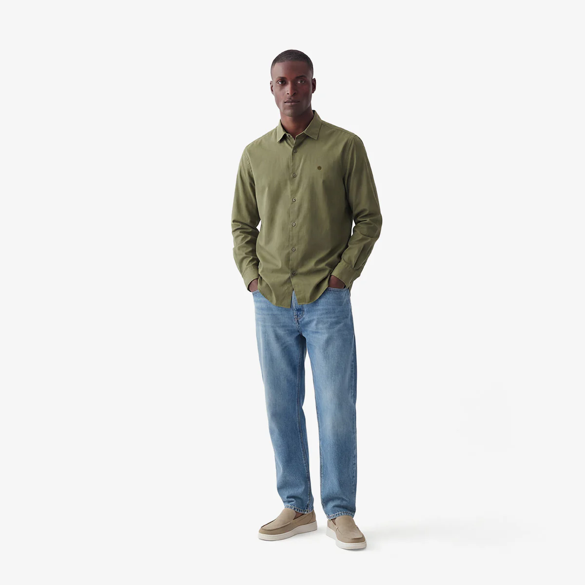 Jean 331 tapered fixe en coton bleu - Image 6