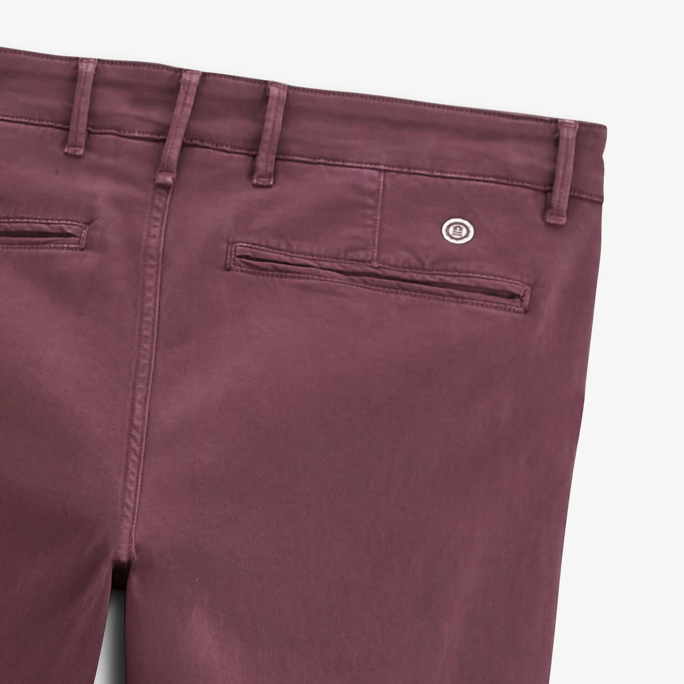 Chino 702 en coton stretch coupe confort rouge vigne - Image 4