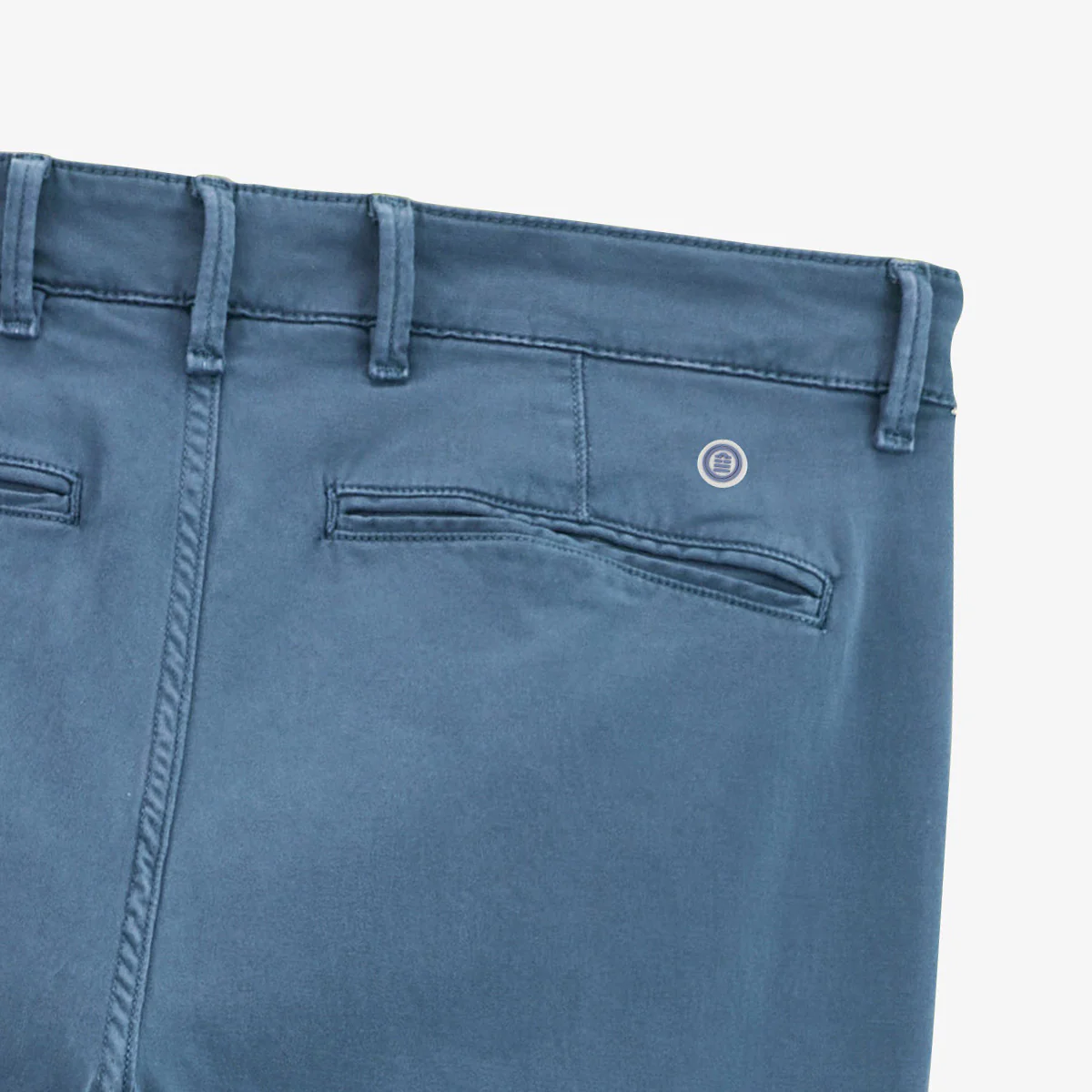Chino 702 en coton coupe confort bleu céruléen - Image 4