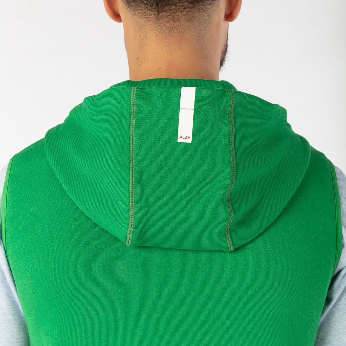 Doudoune sans manches vert gazon PLAY - Image 4