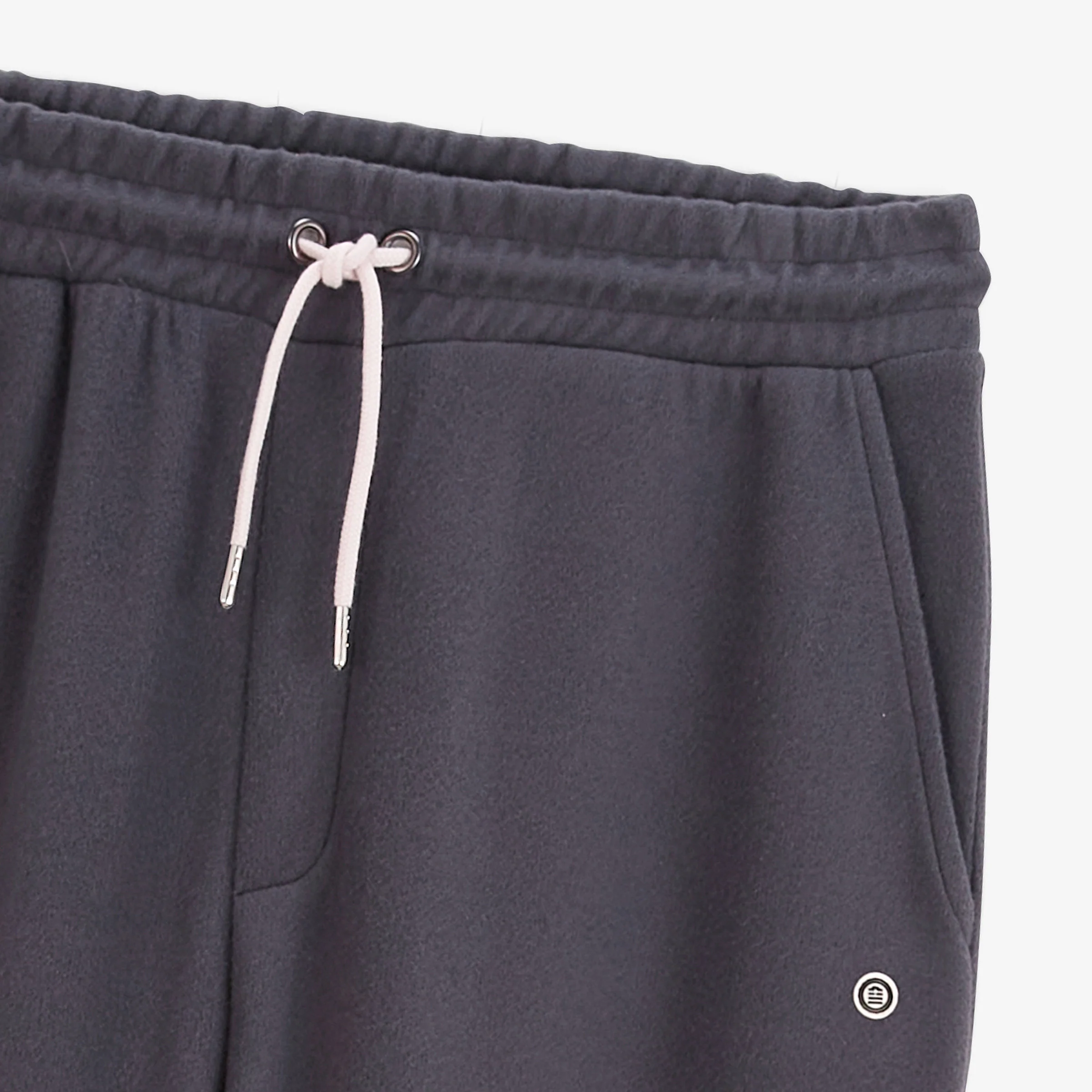 Jogging Paolo en molleton French Rib gris asphalte - Image 3