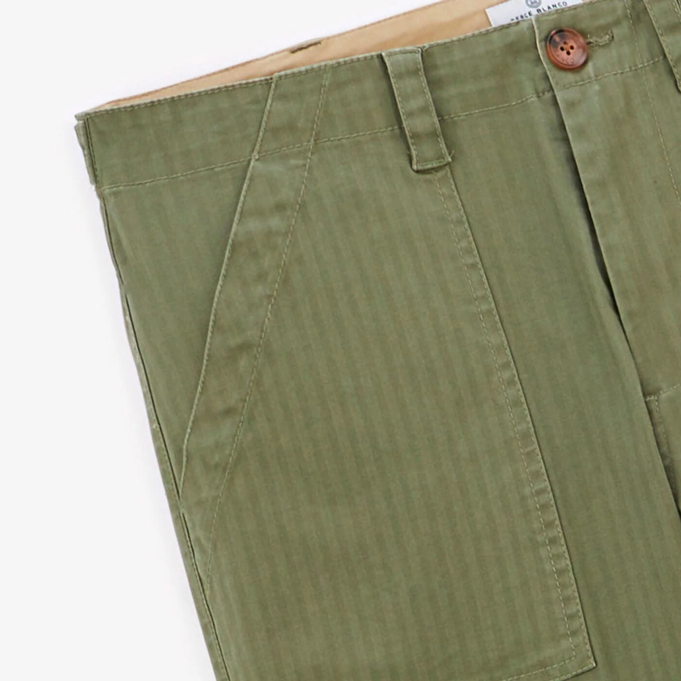 Pantalon 543 PLAY coupe droite vert militaire - Image 4