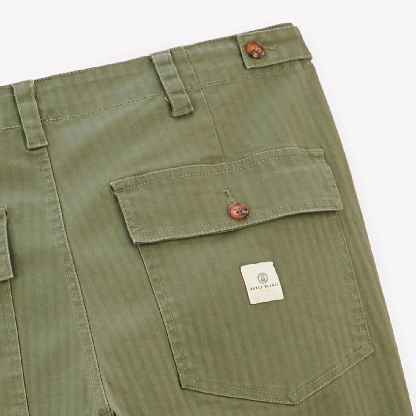Pantalon 543 PLAY coupe droite vert militaire - Image 5