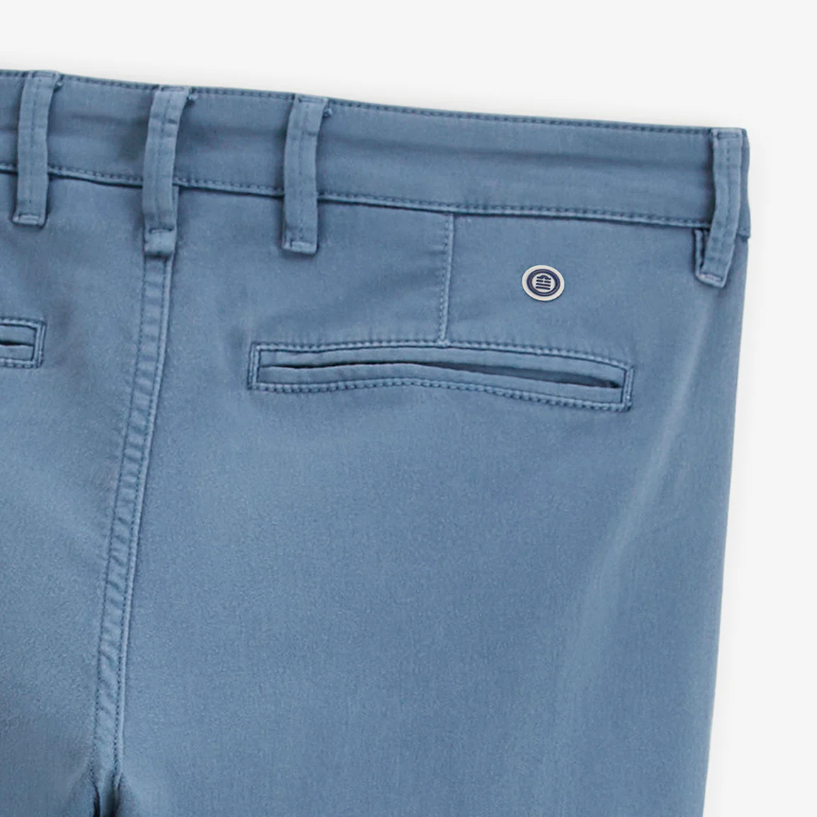 Pantalon 702 confort coton bleu lupin - Image 4