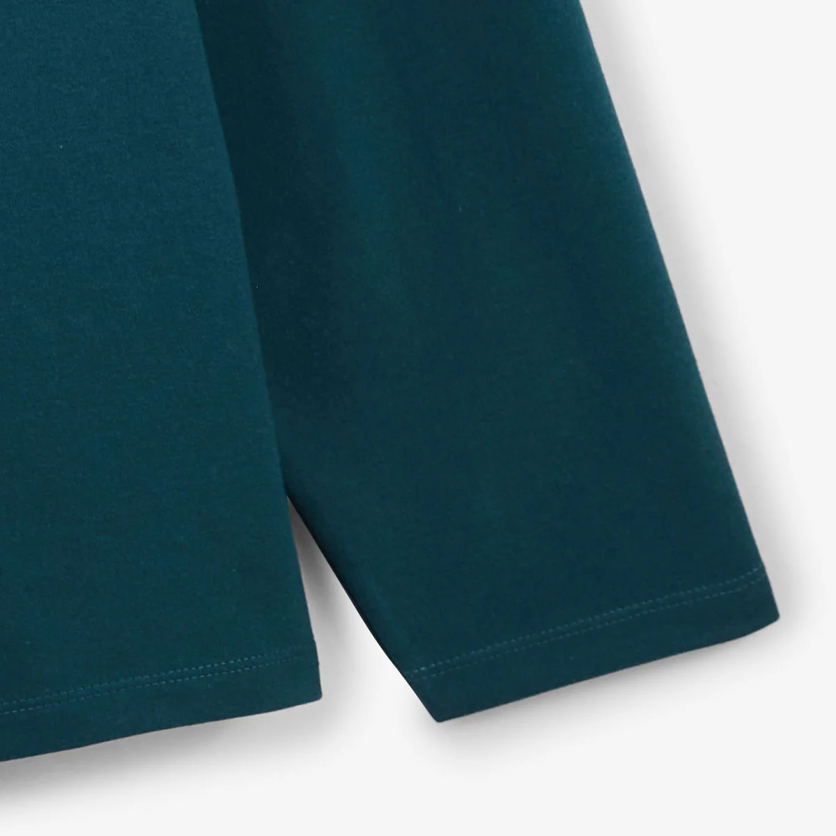 Polo de rugby en jersey de coton bleu opale col contrastant - Image 4