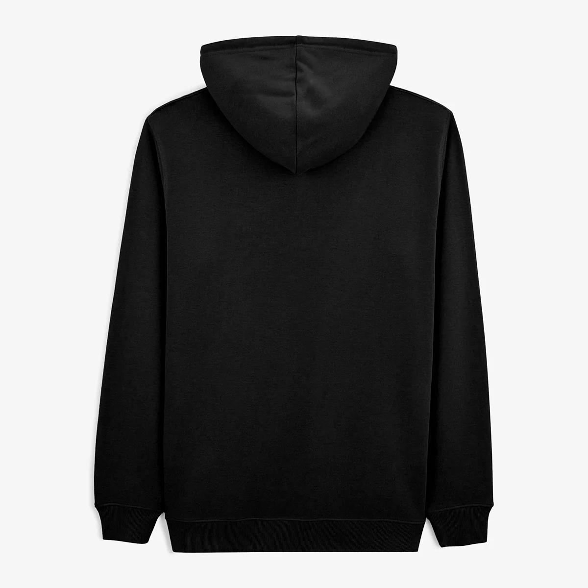 Sweat à capuche hoodie noir en coton - Image 3
