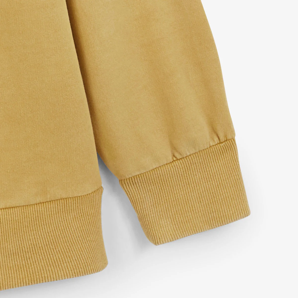 Sweat col rond Archives teinture old en coton jaune laiton - Image 5