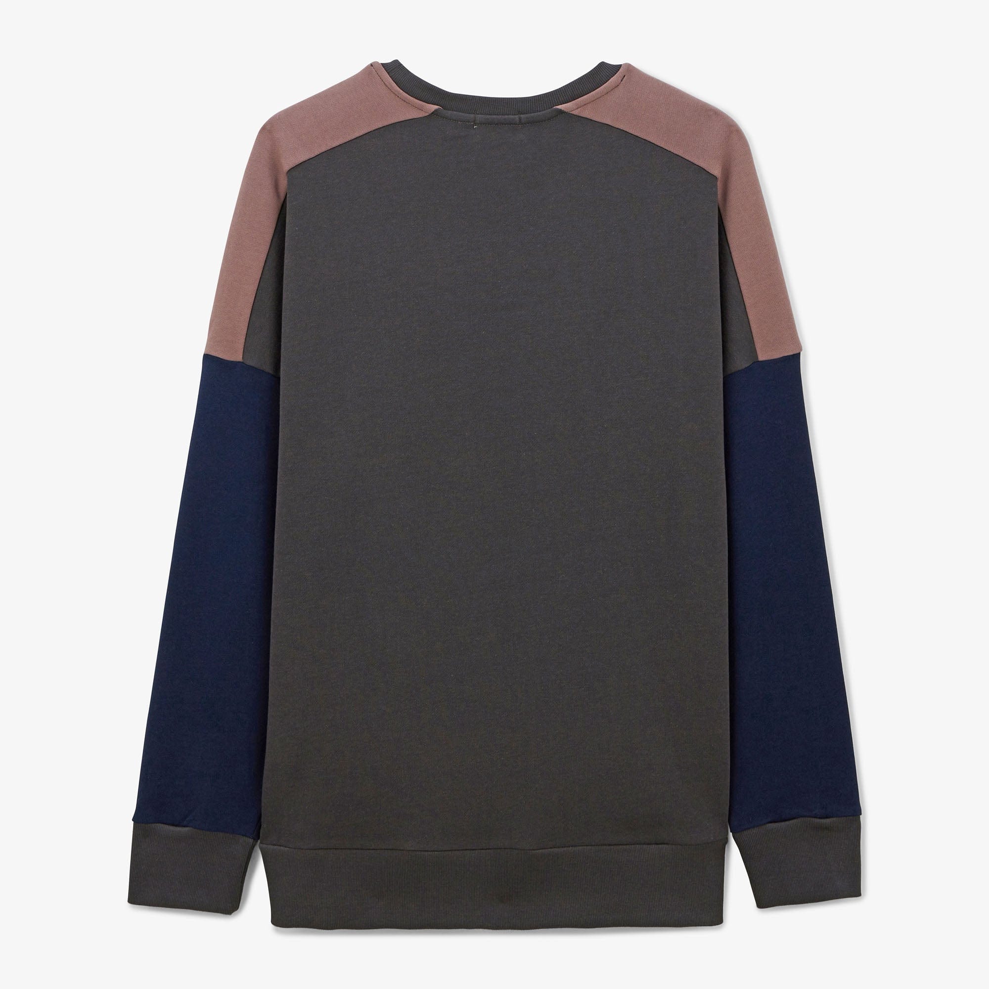 Sweat en molleton col rond WE LOVE SERGE gris anthracite en coton - Image 3