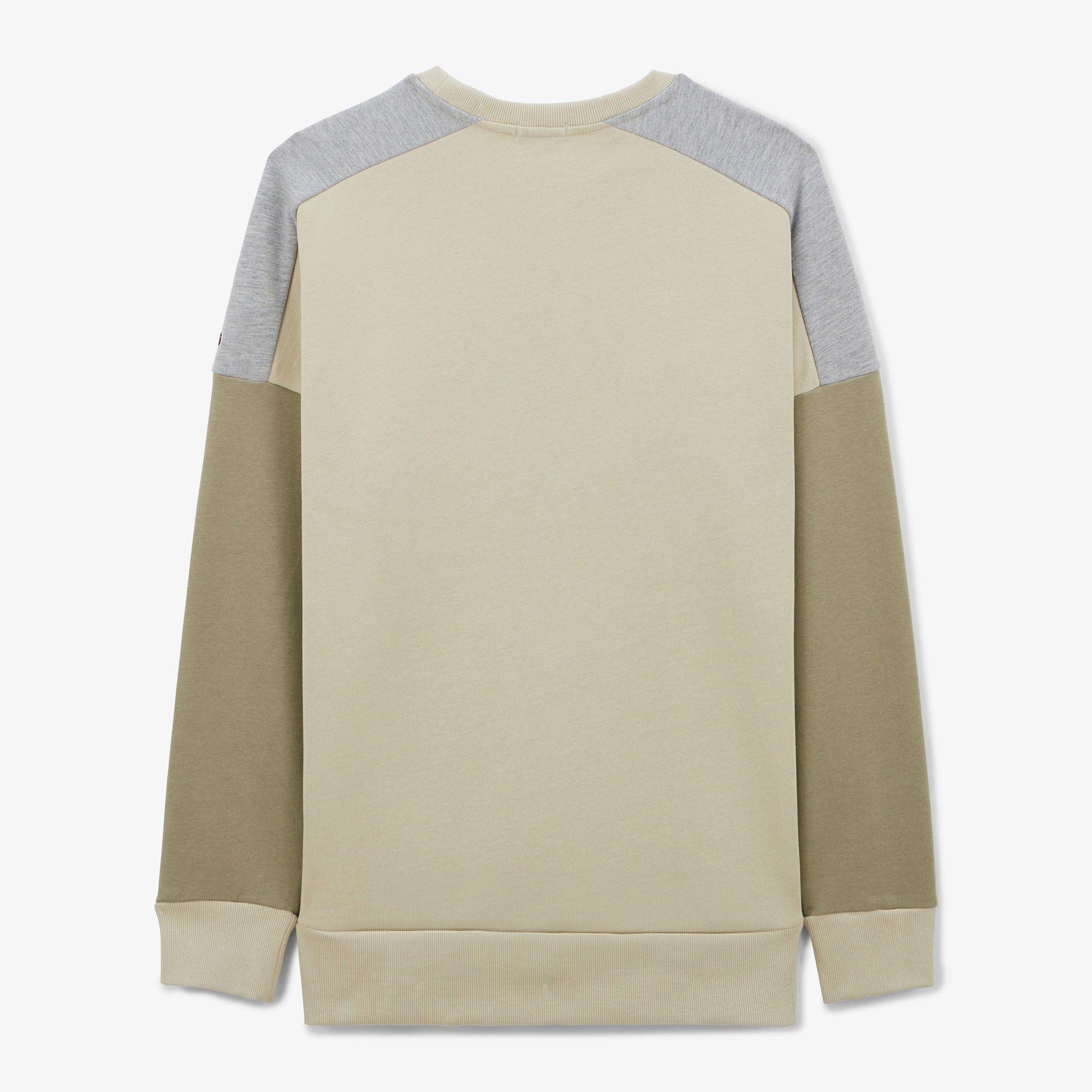 Sweat en molleton WE LOVE SERGE ciment col rond en coton - Image 3