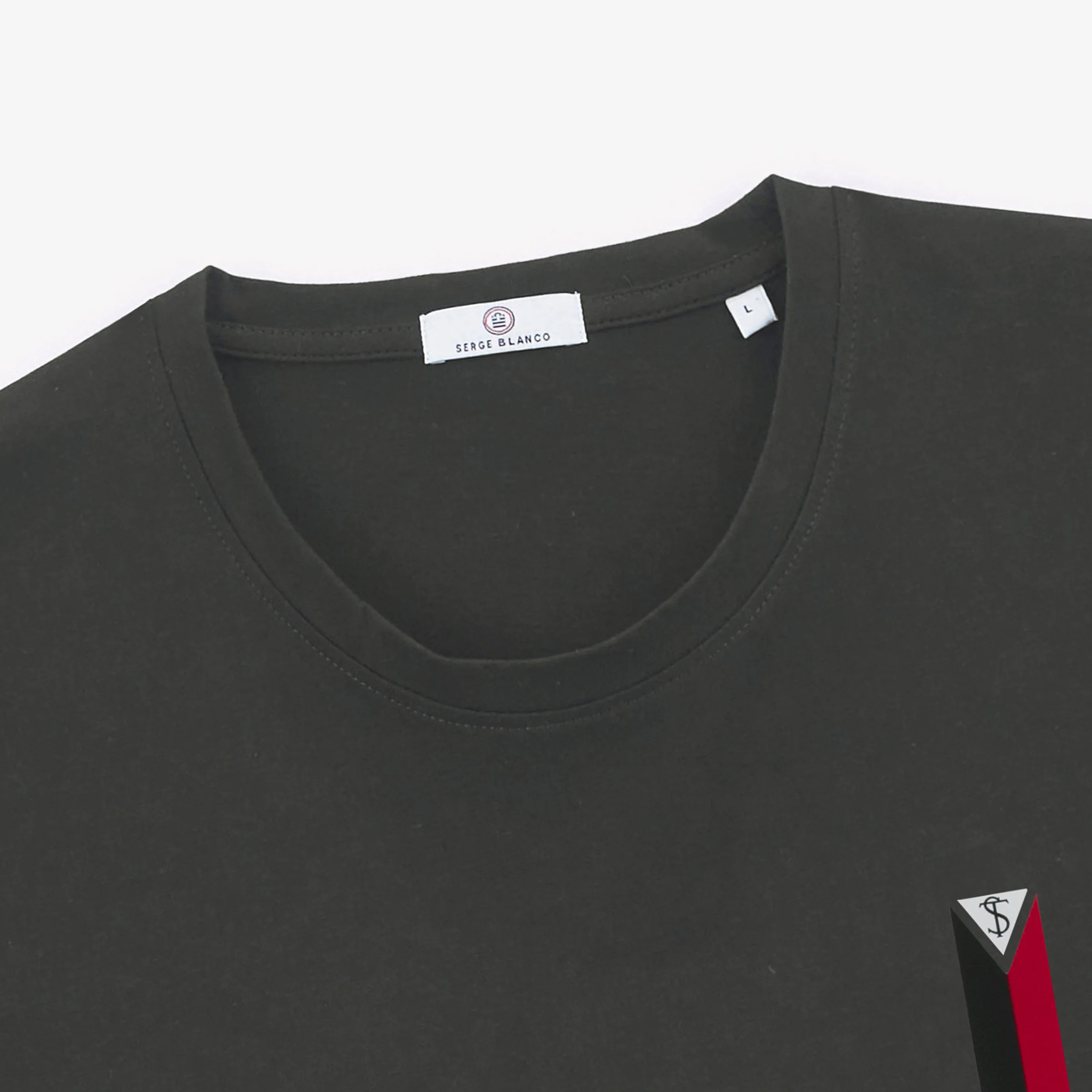 T-shirt "Vierge rouge" manches courtes en coton jersey gris anthracite Stade Toulousain - Image 4