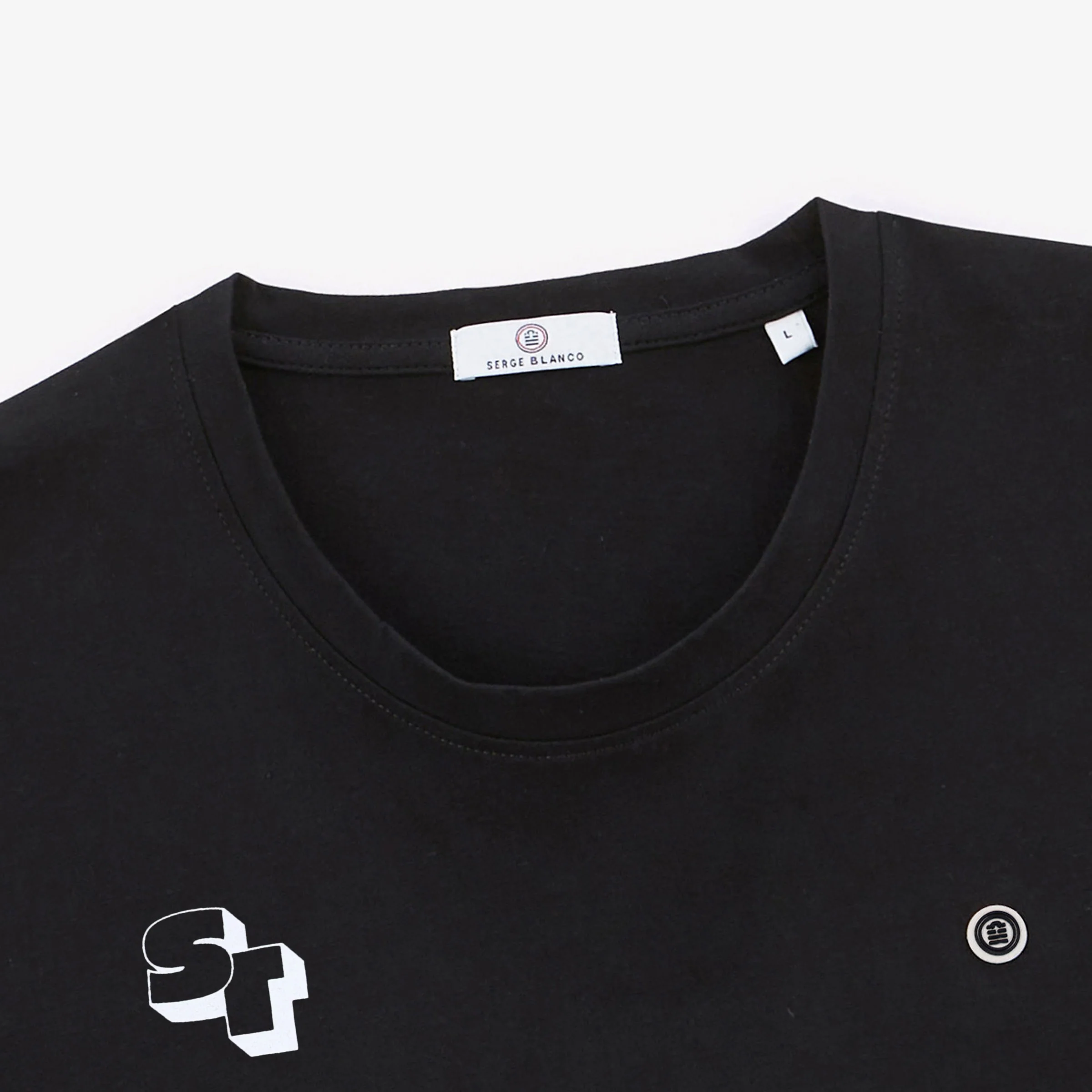 T-shirt "ST 3D" en coton noir Stade Toulousain - Image 4