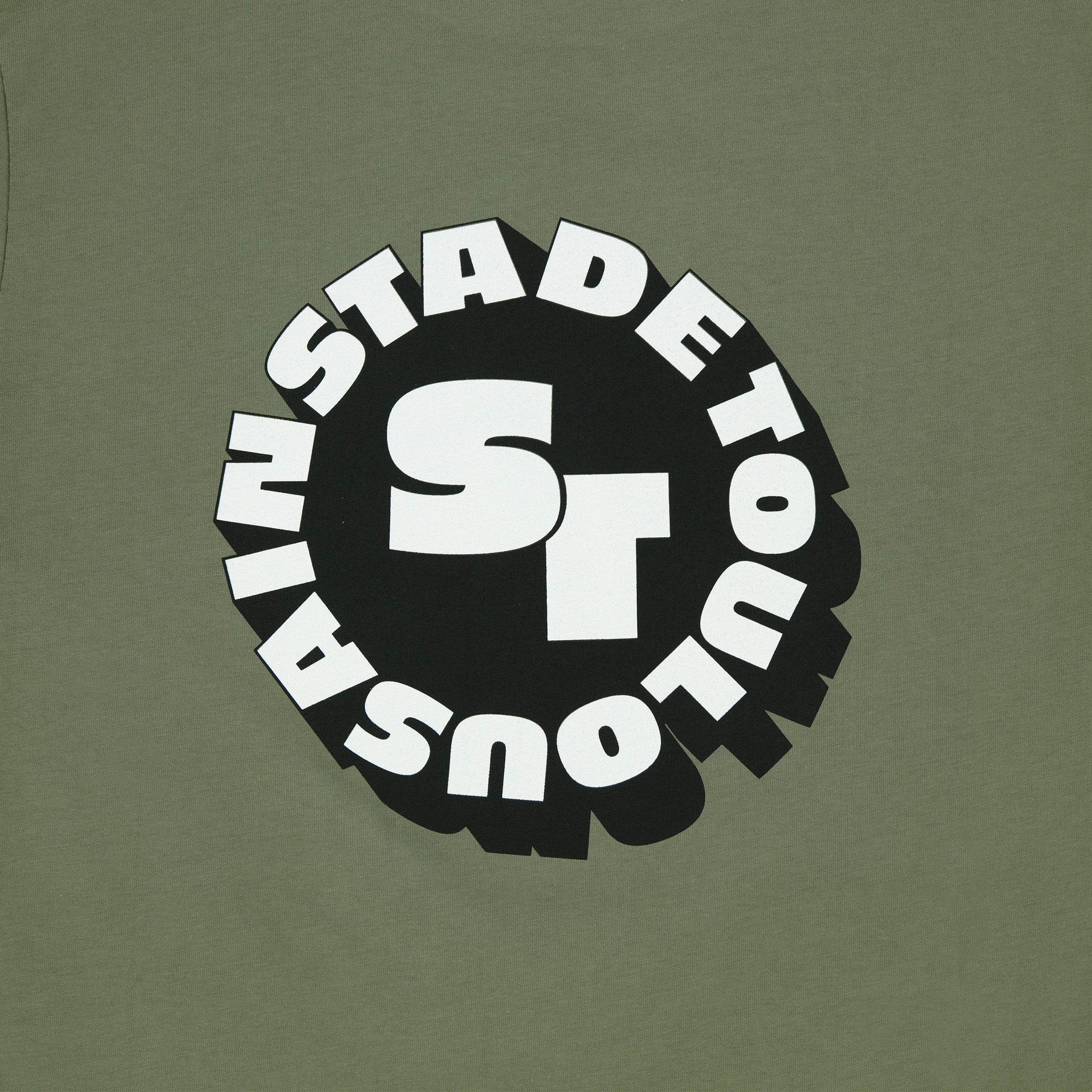 T-shirt "ST 3D" manches courtes en coton vert army Stade Toulousain - Image 4