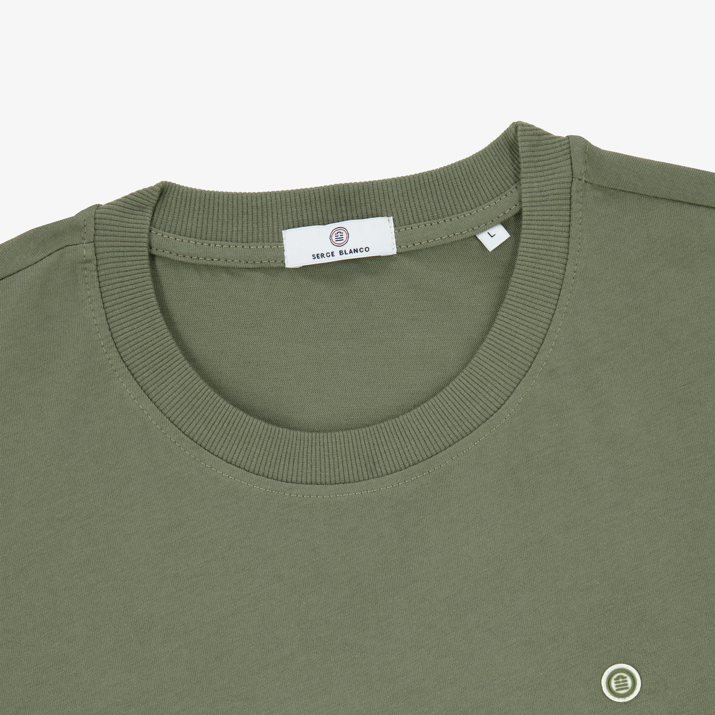 T-shirt "ST 3D" manches courtes en coton vert army Stade Toulousain - Image 5
