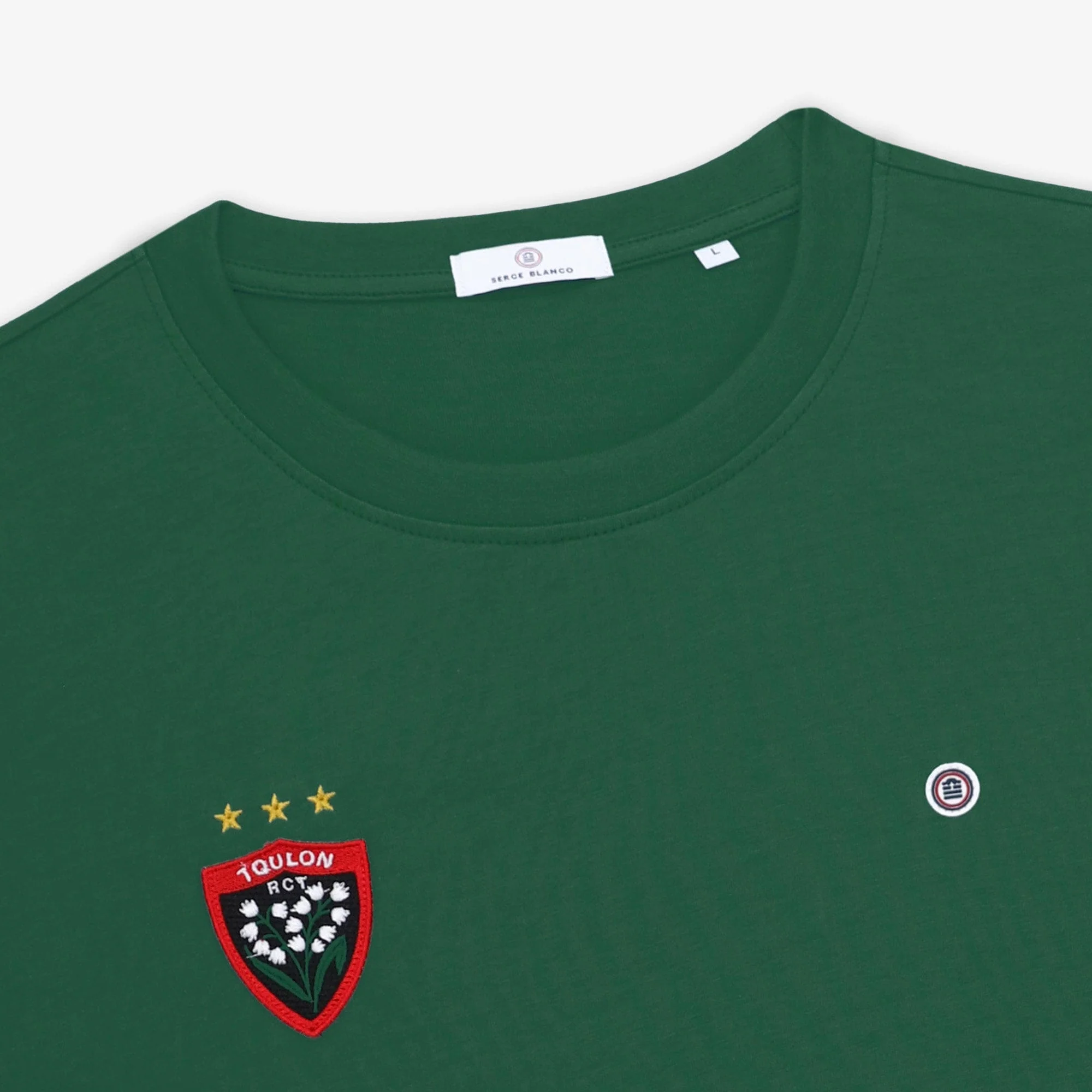 T-shirt manches courtes RCT Triplé Coupe d'Europe vert - Image 3