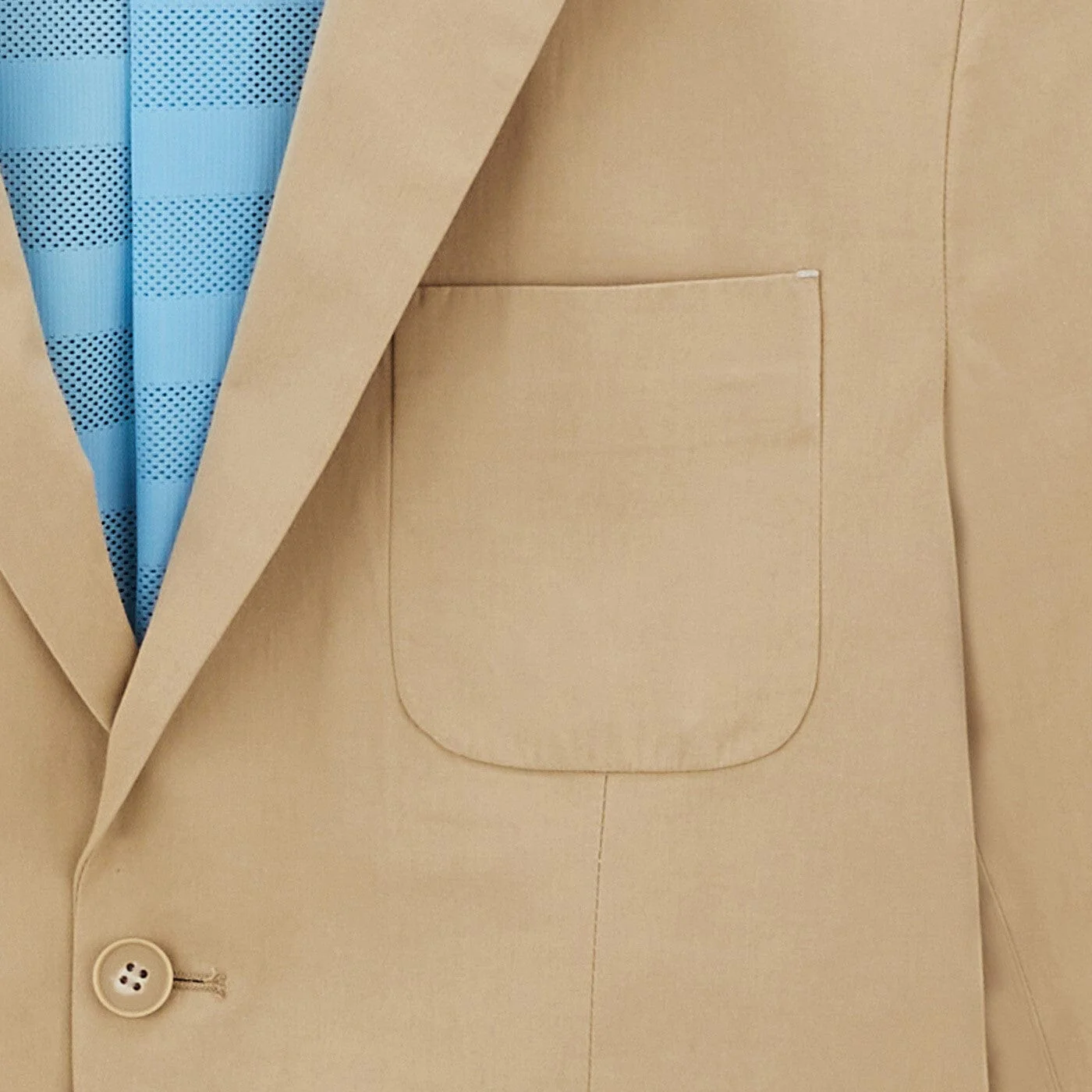 Veste blazer Simon beige mastic en coton - Image 5