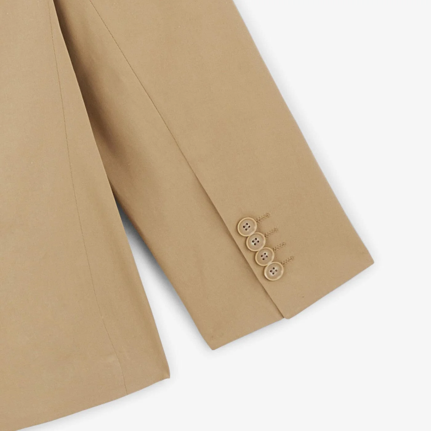 Veste blazer Simon beige mastic en coton - Image 6